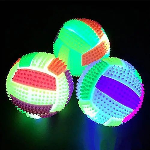 Luminous Bouncing Ball Night Light Flash Football Vent Ball