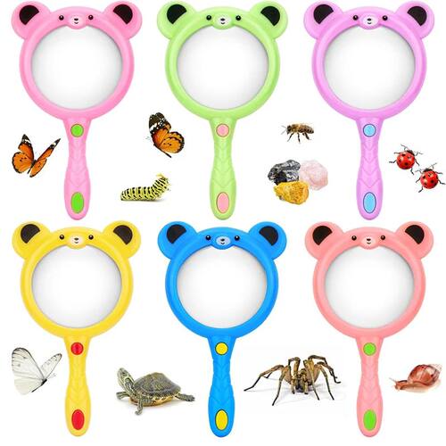 Cartoon Cute Hand Lens Magnifier Magnifying Glasses Kids Par
