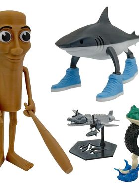 Shark Figurine Tungtungsahur Figure Desktop Decoration Artic