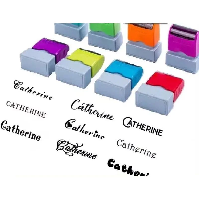 ink Stamp for teacher Signature Child baby school student cl