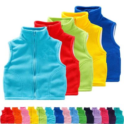 3 to 10 Years Teenager Outwear Waistcoats Sleeveless Jackets