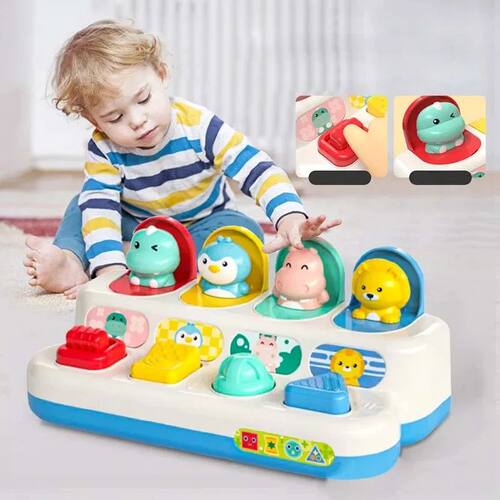 Pop Up Toy Sensory Toys Pop Up Animals Toy for Babies Montes