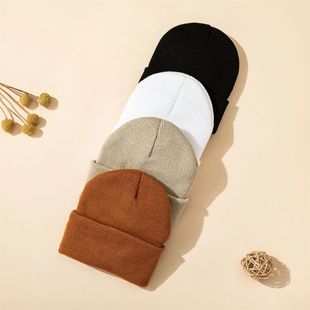 1pcs Baby Knitted Hat Autumn Winter Warm Newborn Infant for