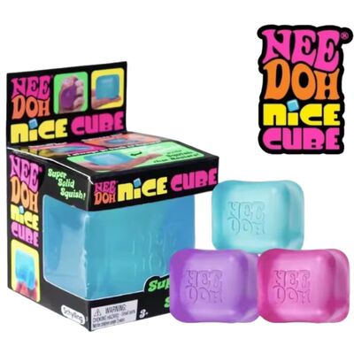 Schylling Needoh Nice Cube Sensory Fidget Toy Sss Relief Squ