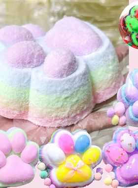 Taba Squishy Large Squeeze Cat Paw Decompression Toys Sticky