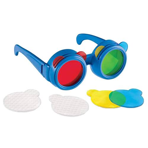 Kid Color Grading Glasses Puzzle Toy Three Primary Colors Op