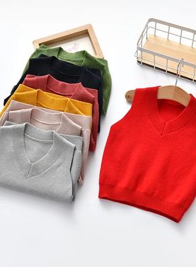 Autumn Winter Clothes School Boy Girl Vest Children Waistcoa