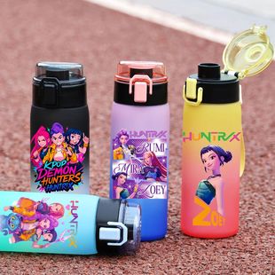 Rumi Flip Demon Anime Zoey Mira Cup Water Hunters KPop 500ML