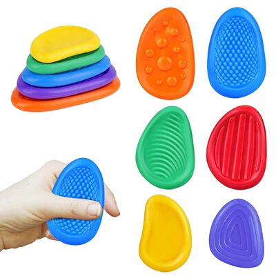 6Pcs Sensory Fidget Toys for Kids & Adults - Textured Anxiet