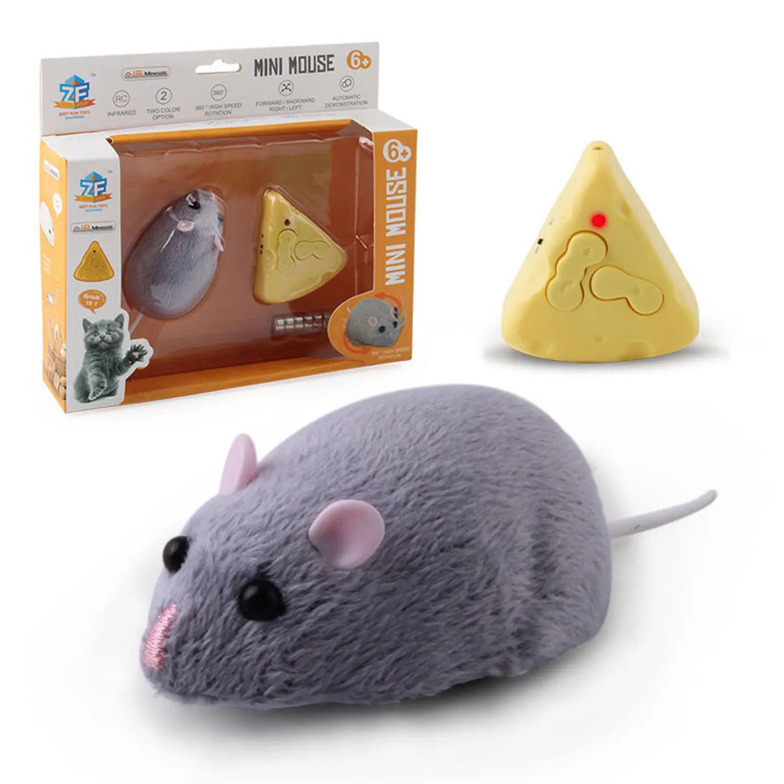 Electronic Remote Control Mouse Toys For Cats Toy Interactiv