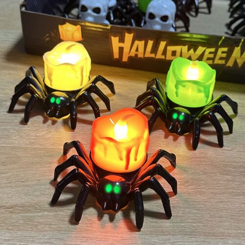 Halloween Pumpkin Lamp Funny Candle Lamp Atmosphere Holiday