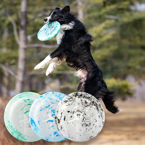 Fashion Pet Dog Silicone Game Flying Saucer Dog Toy Flying D