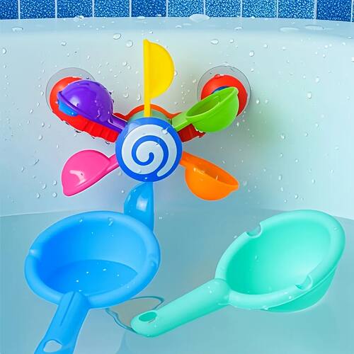Fun Spinning Windmill Bath Toys, Sensory Bath Gifts for Chil