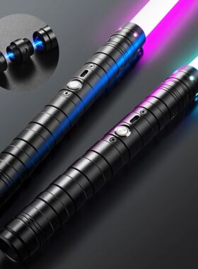 RGB Metal Lightsaber Dueling Smooth Swing Sword Sabre De Luz