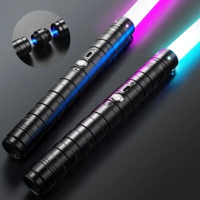 RGB Metal Lightsaber Dueling Smooth Swing Sword Sabre De Luz
