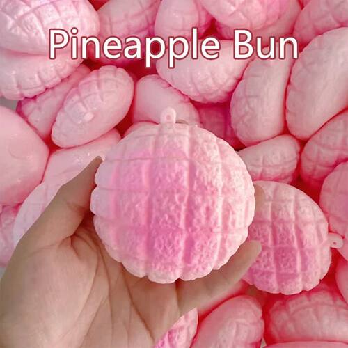 Moldable Pine Bun Squishy Sss Ball Bounce Squeeze Asmr Senso