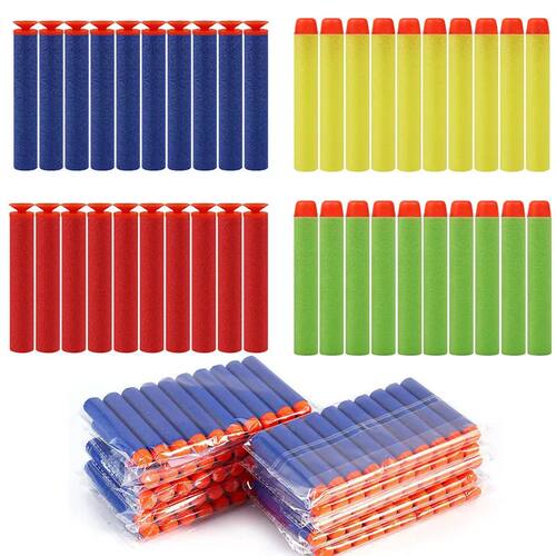 EVA Soft Bullet Round Suction Head Refill Darts Bullets for