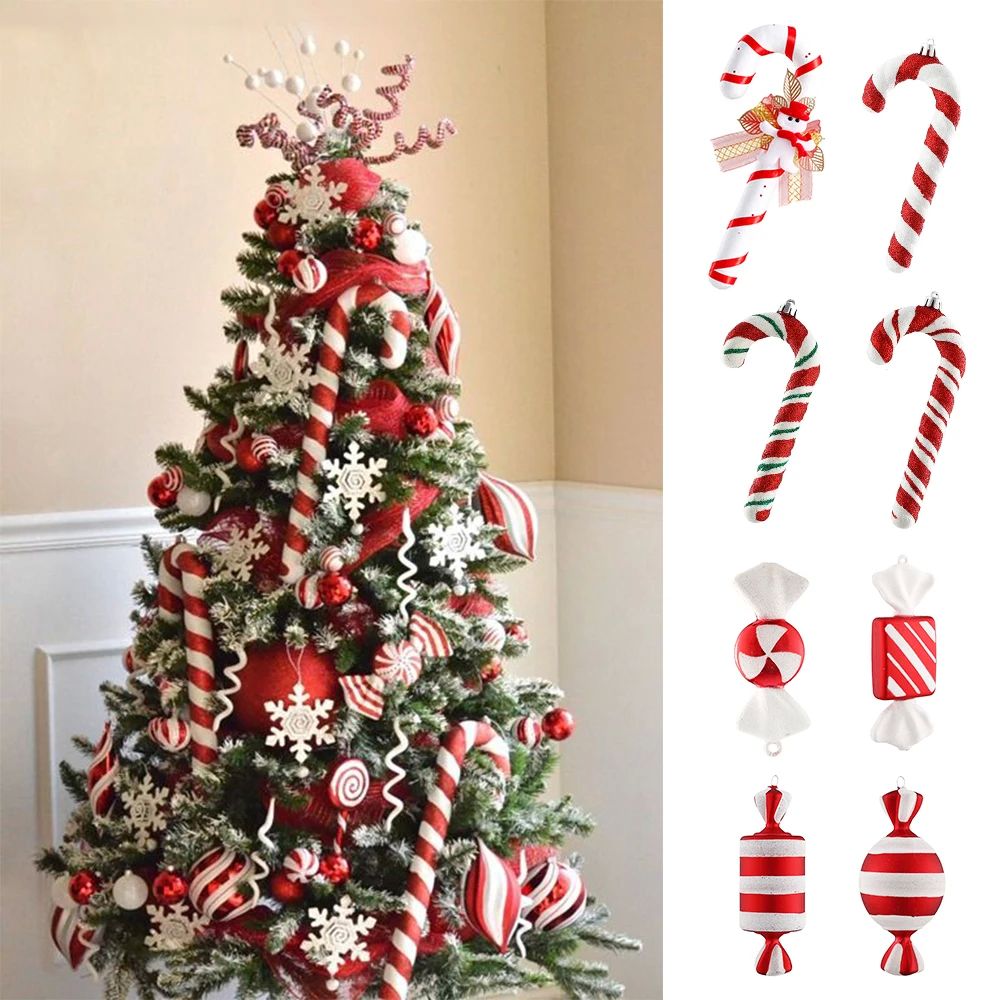 Big Candy Cane Christmas Canes Christmas Tree Decorations Fo