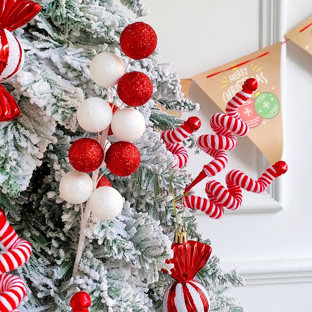 Christmas Tree Picks Sprays Branch Decoration Xmas Tree Topp