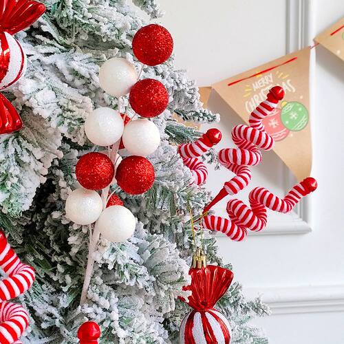 Christmas Tree Picks Sprays Branch Decoration Xmas Tree Topp