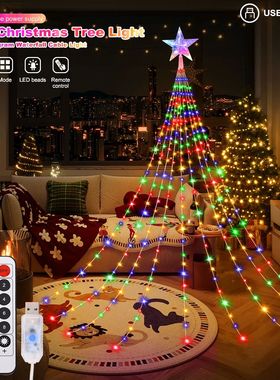 2M/3M USB Christmas Decorations Star String Lights 8 Lightin