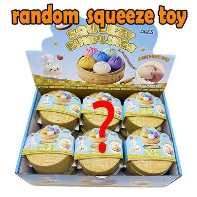 Blind box Colorful Simulated Dumpling Squishy Relaxing Relie