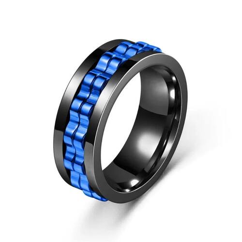 EDC Fidget Sliders Fashion Accessory Ratchet Ring Sss Relief
