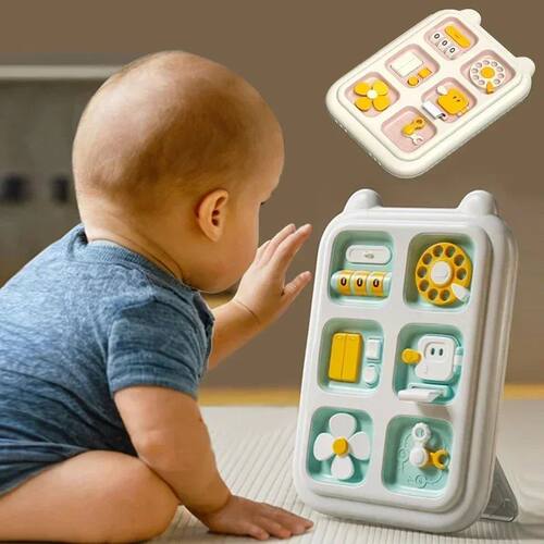 6 in 1 Montessori Educational Toys Sensory Busy Board Baby P