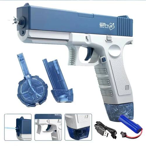 Electric Water Gun Toy Rechargeable Long Range Water Blaster