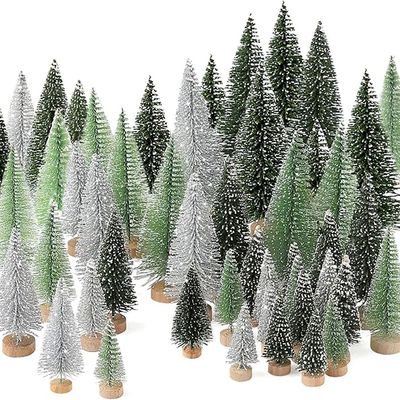 Mini Christmas Trees Different Size Craft Artificial Wooden