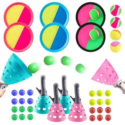 Toss and Catch Ball Set Outside Toys for Kids Ages 3-6 Outdo