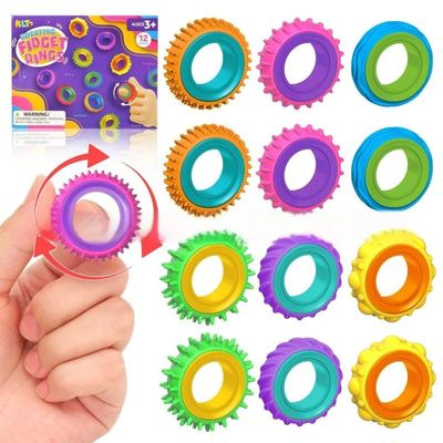 New Fidget Toys Children's Silicone Sensory Ring Silicone De