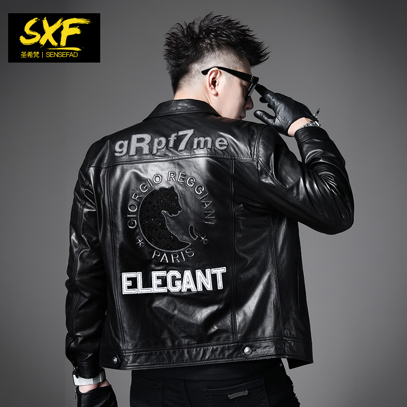 sxf圣希梵2022新款真皮皮衣