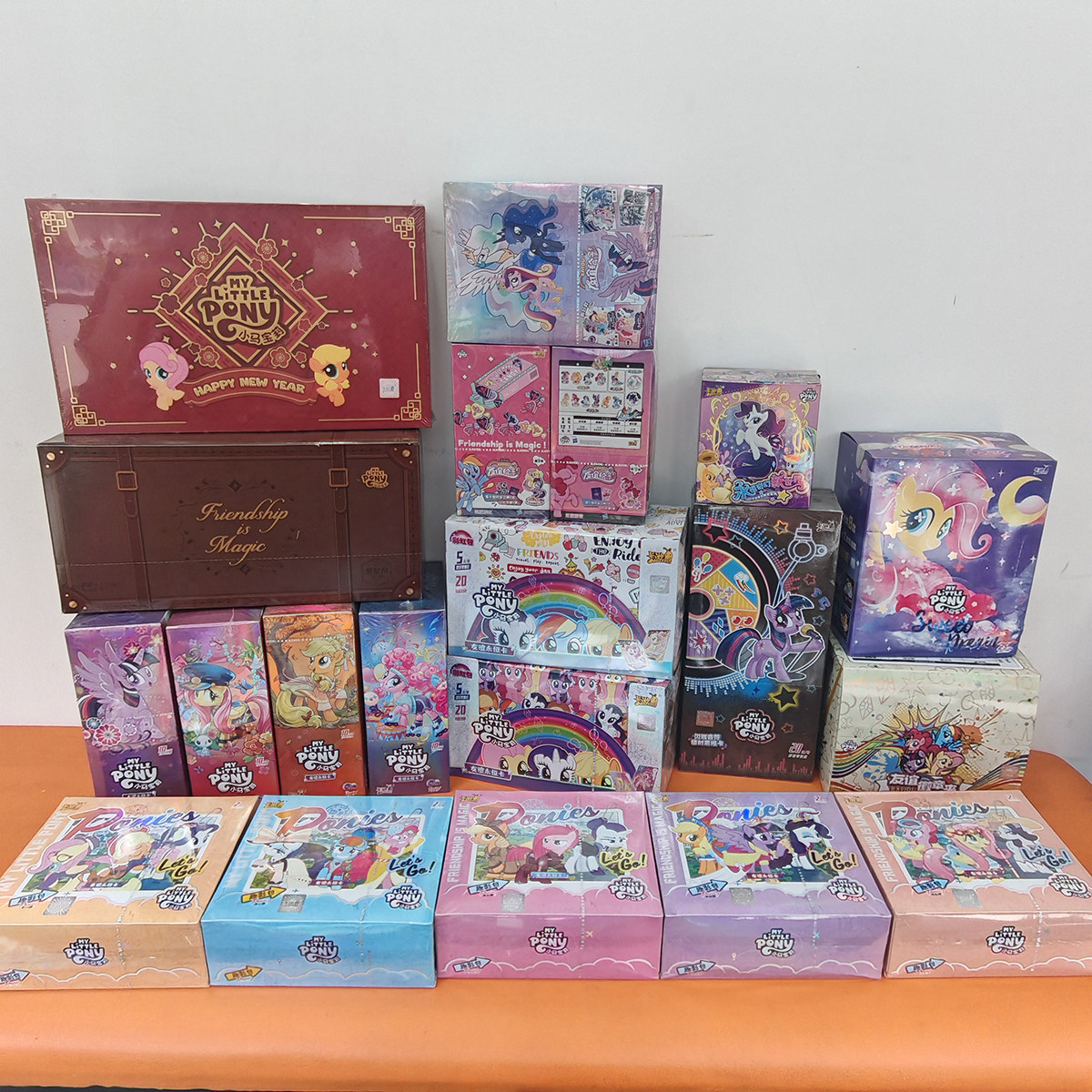 正版卡游小马宝莉趣影包辉月包彩虹包色纸镭射票徽章吧唧周边官谷