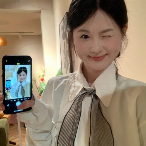 CDLM陈大刘芒 文艺小青年～复古条纹亚麻小丝巾韩系百搭时尚小众