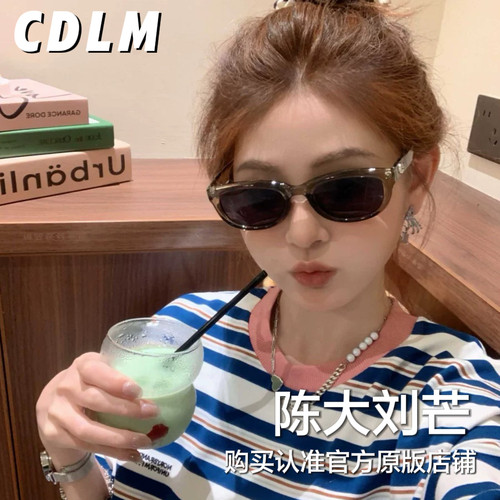 CDLM陈大刘芒 被问爆了！欧美复古猫眼墨镜方圆脸显脸小凹造型
