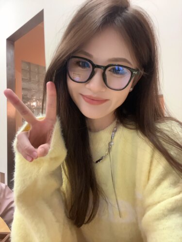 【陈大刘芒】可配度数黑框眼镜小方框素颜眼镜防蓝光显脸小