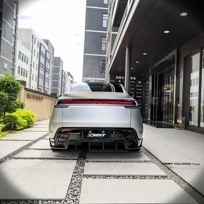 特斯拉焕新Model Y前铲侧裙后唇包围Tesla前唇改装CMST外观套件