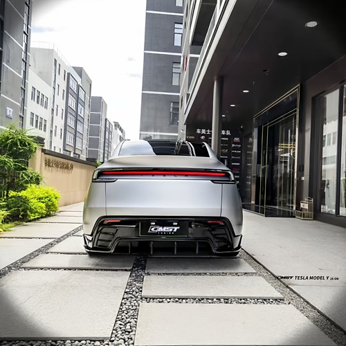 特斯拉焕新Model Y前铲侧裙后唇包围Tesla前唇改装CMST外观套件