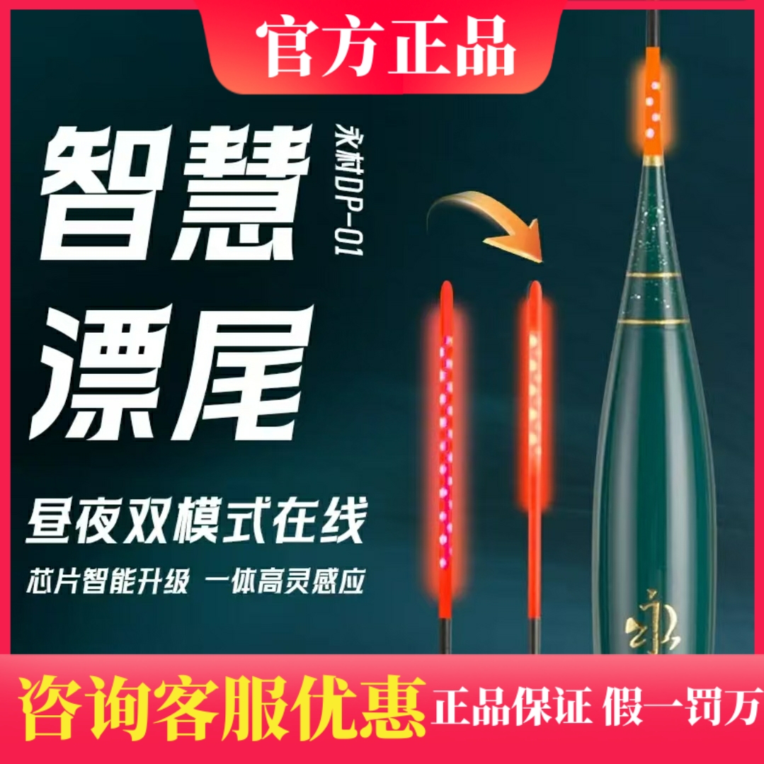 达摩永村全水域咬勾变色电子夜光漂鲫鲤青草灵敏综合漂DP01