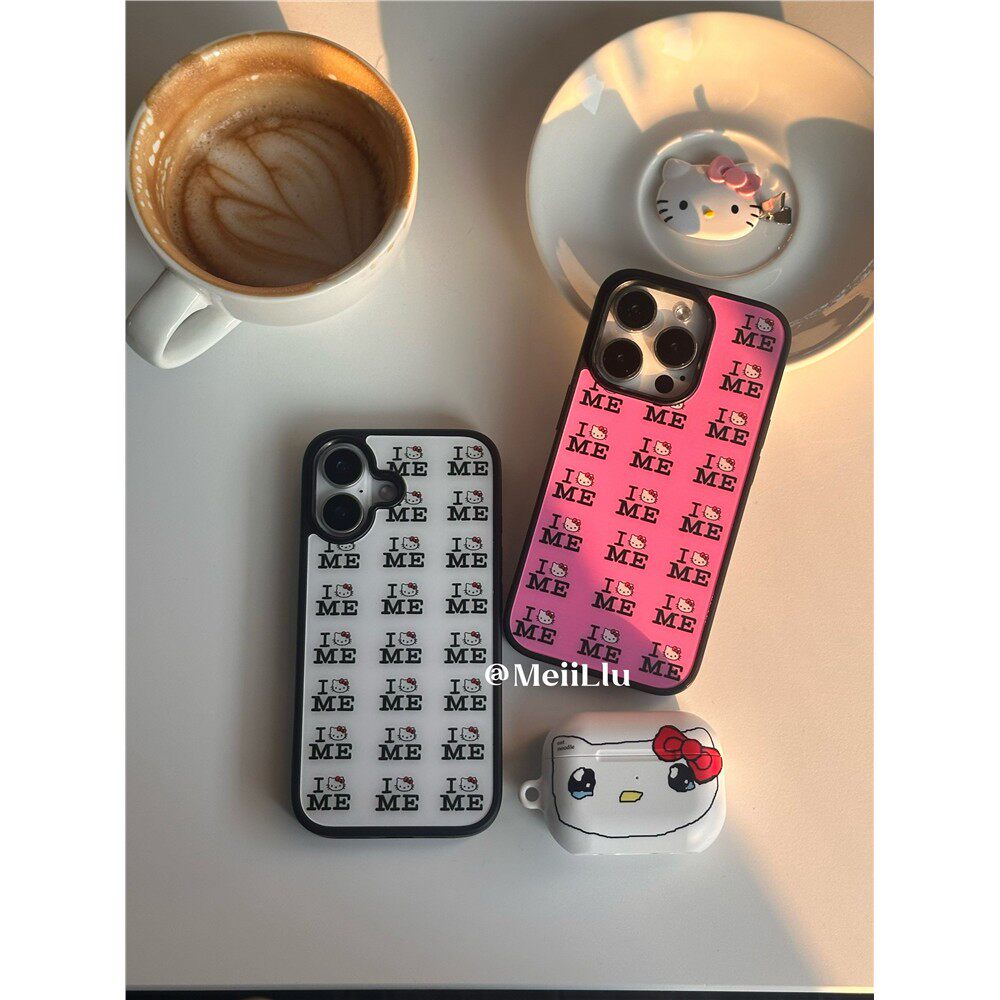 MeiiLlu我爱凯蒂小猫手机壳iPhone17/16/15/14/Plus/Pro/Max/13少女心保护套系列！
