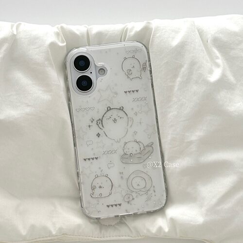 X2Case呆萌可爱灰色素描