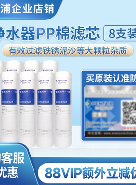 滨特尔爱惠浦PP棉滤芯净水器10寸前置活性炭20英寸5微米1微米通用