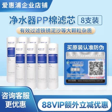 滨特尔爱惠浦PP棉滤芯净水器10寸前置活性炭20英寸5微米1微米通用