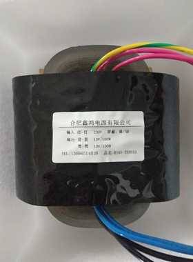 定做R160变压器230V转双10V100W 纯铜参数可定做