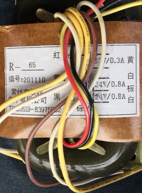 矿用监控设备R型变压器 R-65 0V127V660V/33V0.3A 双24V0.8A
