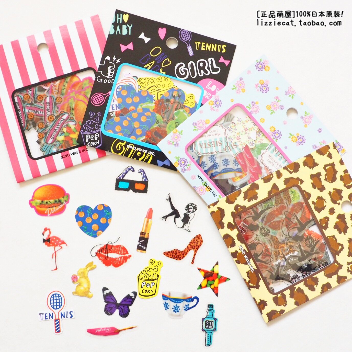 日本贴纸美式手账相册diy装饰