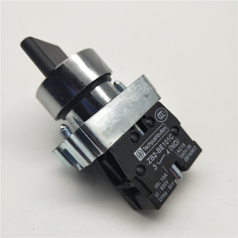 两档二挡位旋转换选择开关XB2-BD21按钮开关ZB2-BE101C 开孔22mm