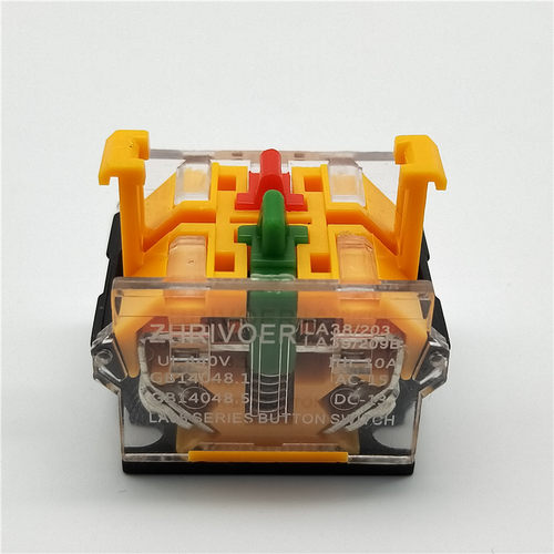 1个按钮开关触点底座1开1闭2常开瑞沃尔ZHRIVOER LA38/LA39-11BN
