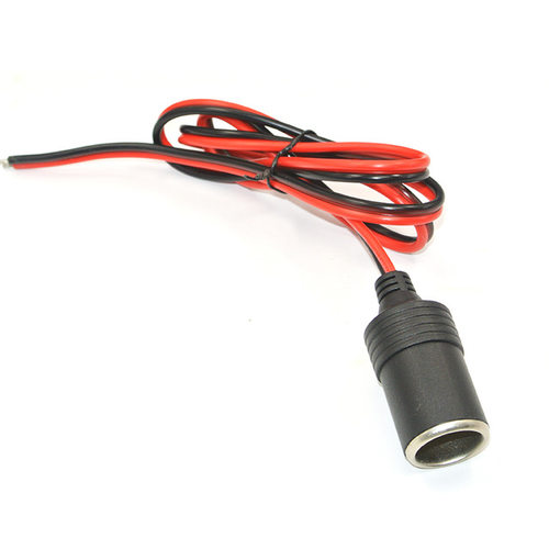 1平方点烟器母座线 12V24V汽车充电插座20A120W车载大功率母头